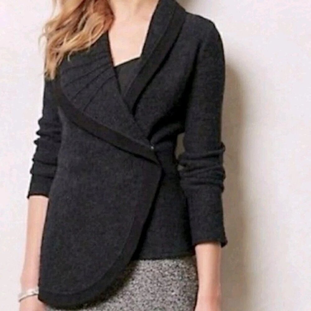 Anthropologie Guinevere wool blazer/cardigan